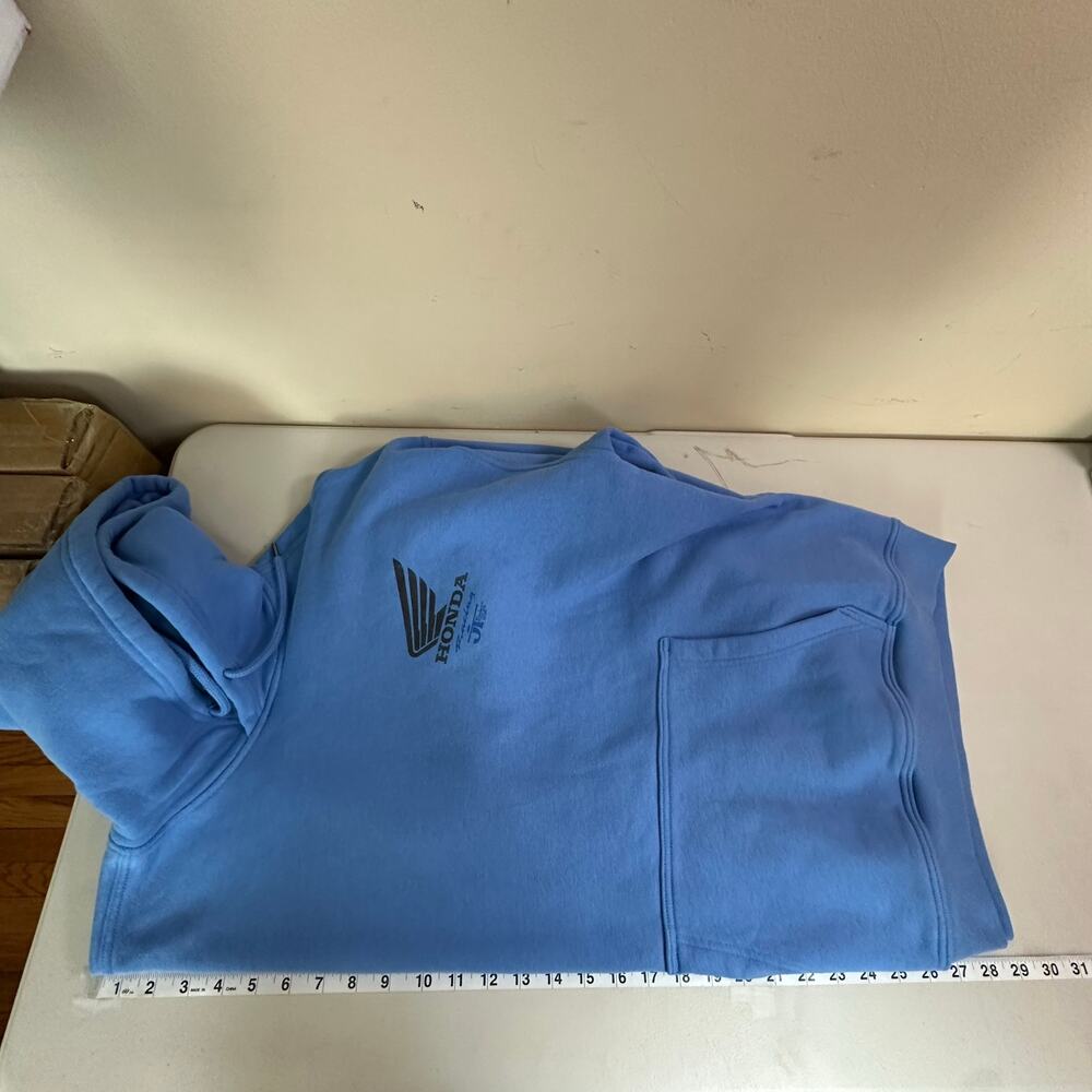 Hollister Mens Honda Racing Hoodie Size M Graphic Baggy Streetwear Skater Urban - Picture 10 of 11